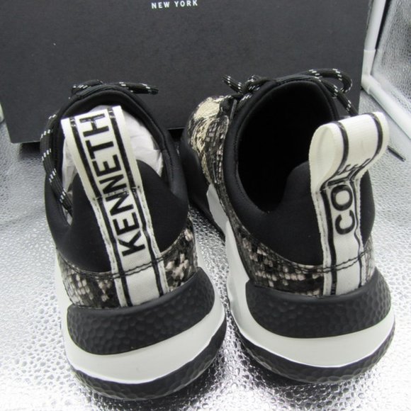 KENNETH COLE WOMEN'S MADDOX JOGGERS SIZE 6. NIB.  BLACK/WHITE - Picture 5 of 10